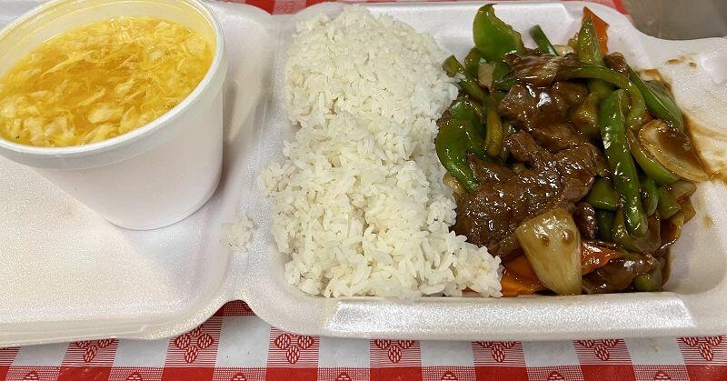 L. Pepper Steak with Onions