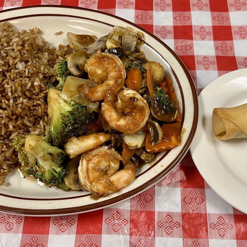 L. Shrimp with Mixed Vegetables