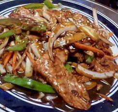 V-Carne de Res Estilo Teriyaki